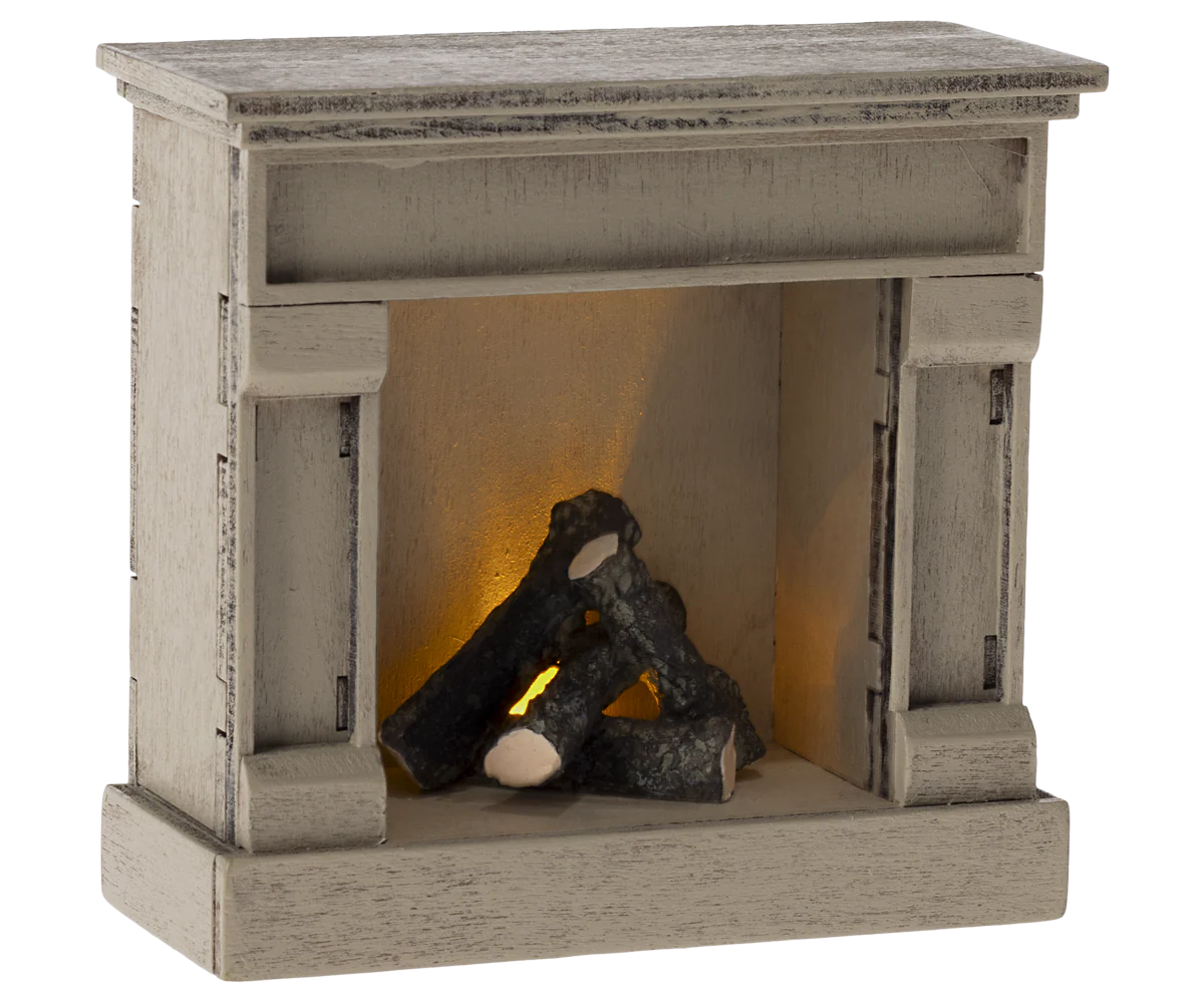 Fireplace Mouse - Off White