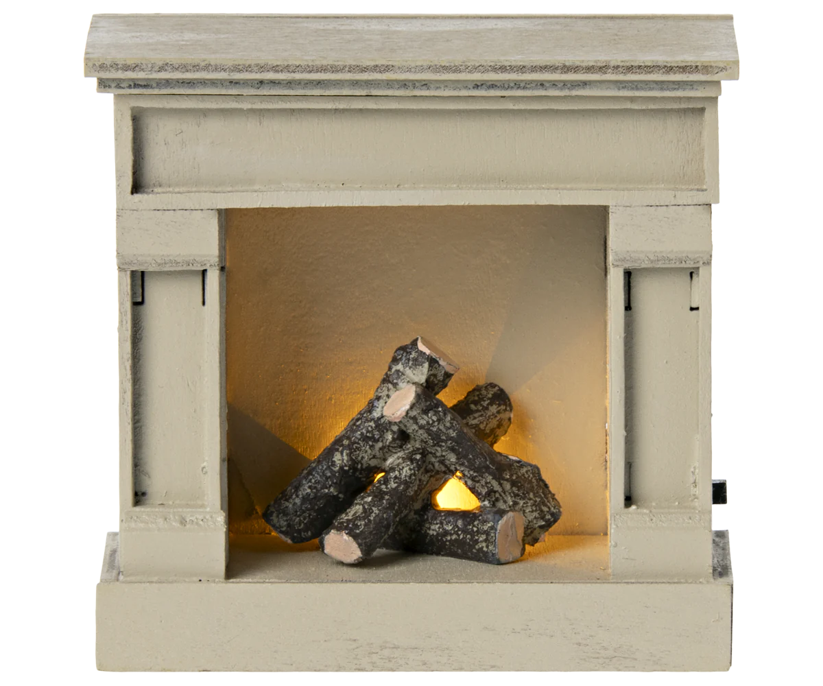 Fireplace Mouse - Off White