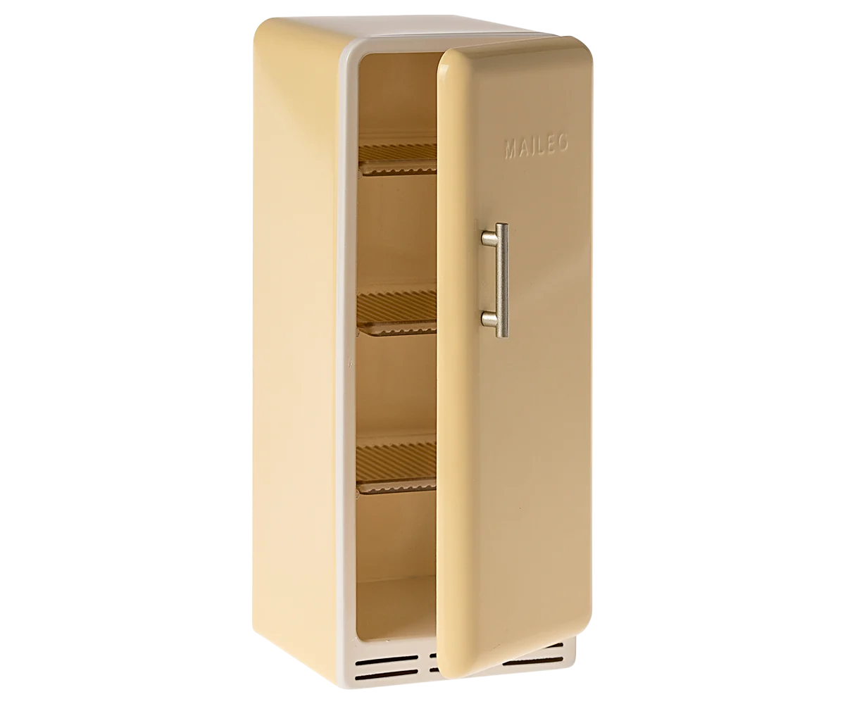 Miniature Fridge Yellow