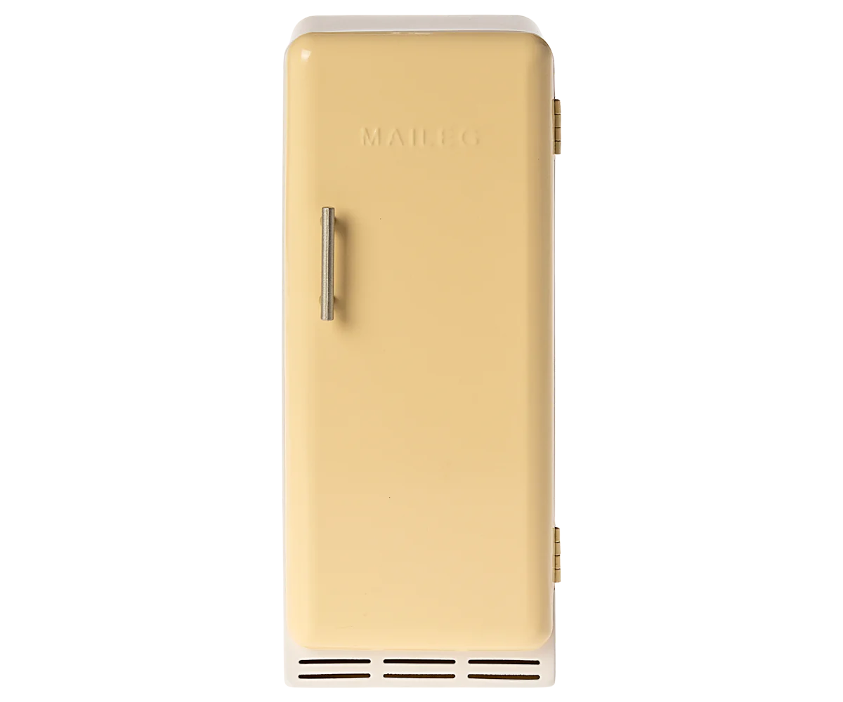 Miniature Fridge Yellow