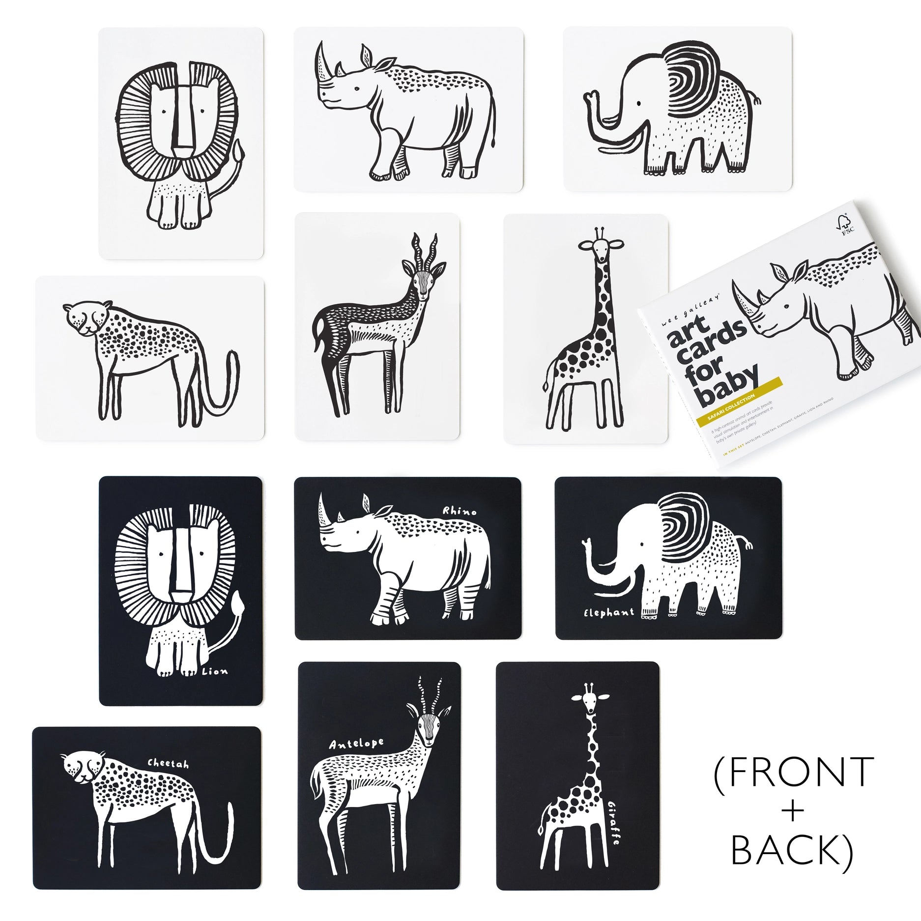 Art Cards For Baby Safari