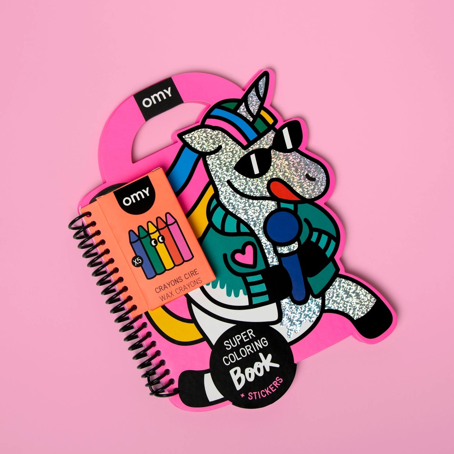 Unicorn Super Coloring & Sticker Book