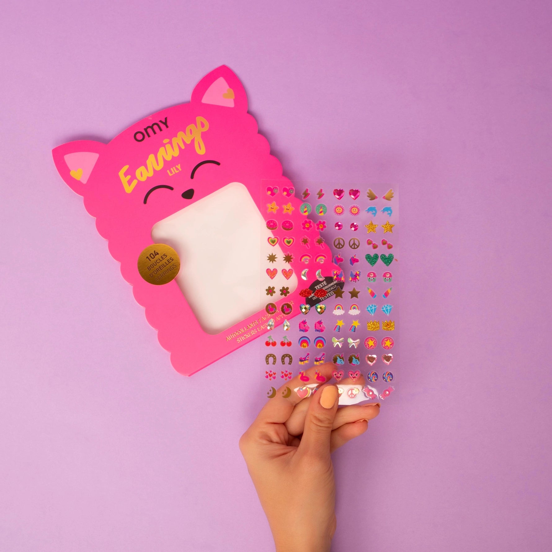 Unicorn Earrings Sticker