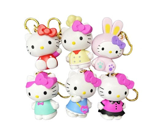 Happy Hello Kitty Capsule Keyring.