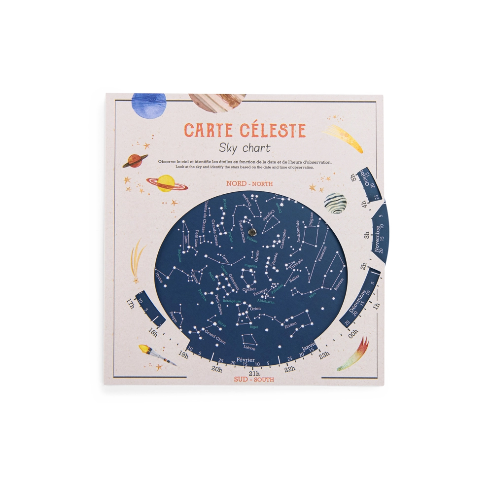 Sky Chart the Garden of Moulin Roty