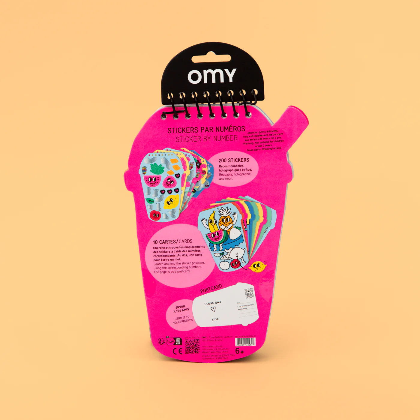 Sticker By Number Book - Bubble Tea