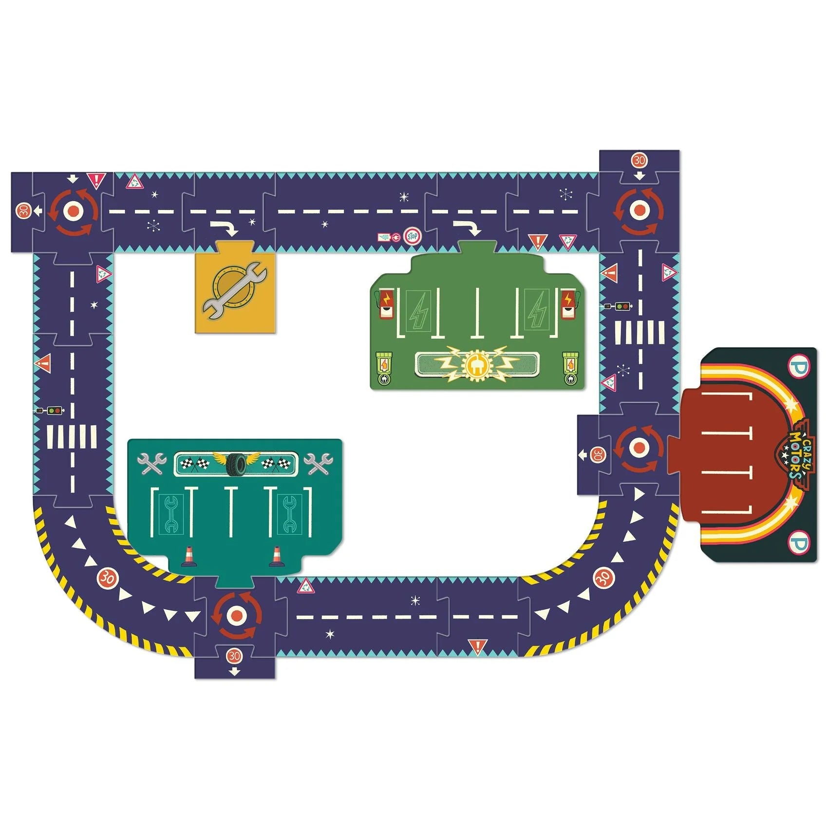 City Circuit 24pc Giant Puzzle