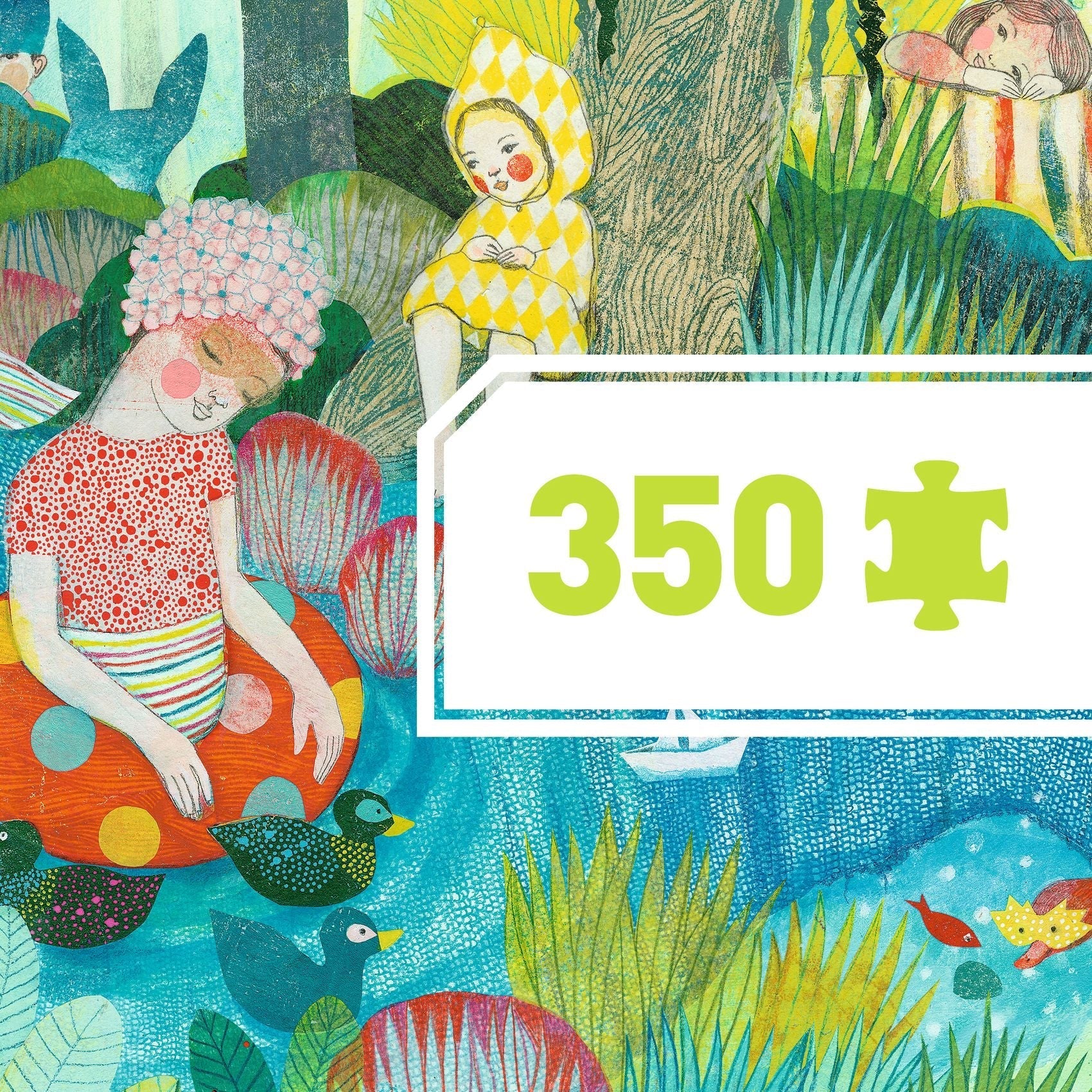 River Party 350pc Gallery Puzzle + Poster