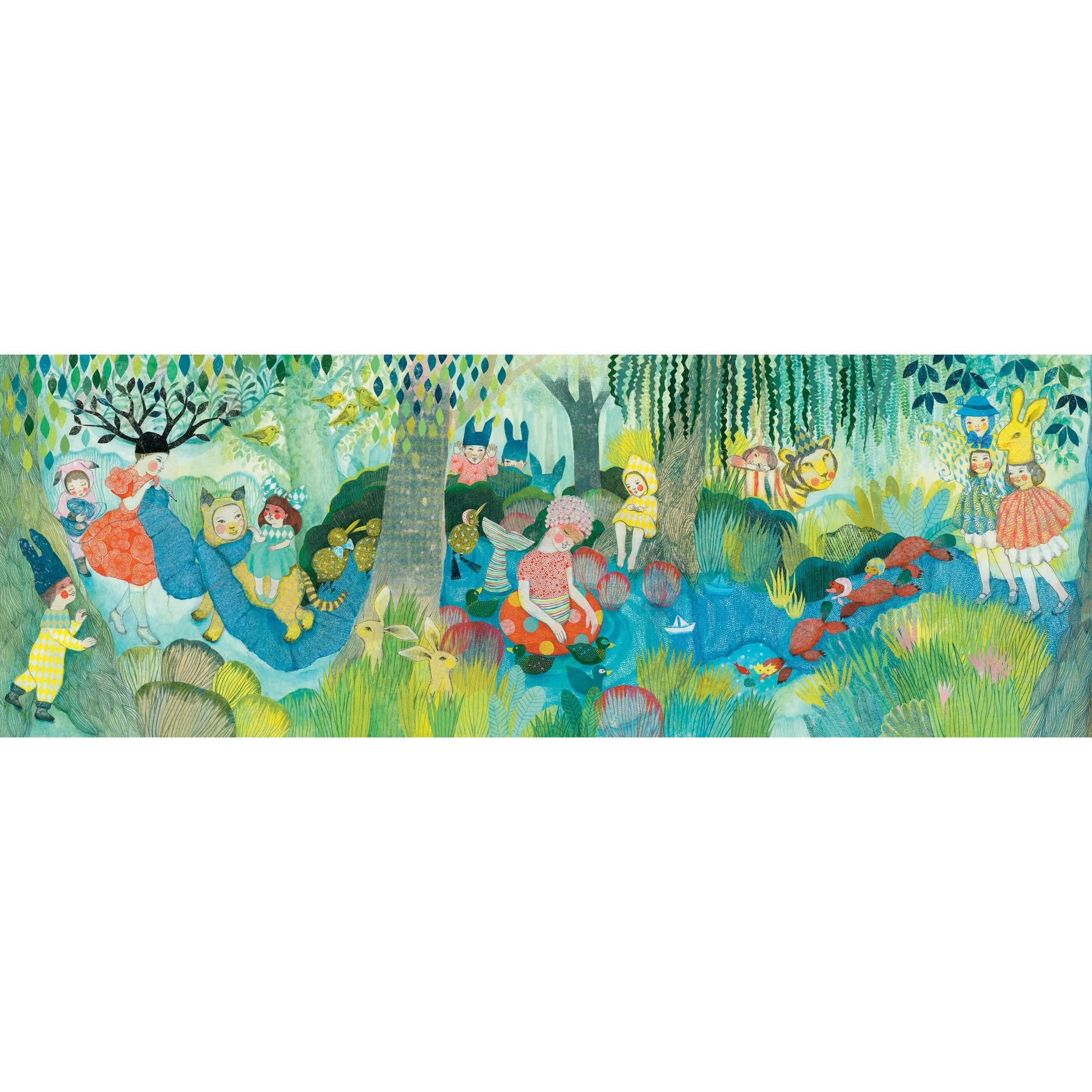 River Party 350pc Gallery Puzzle + Poster