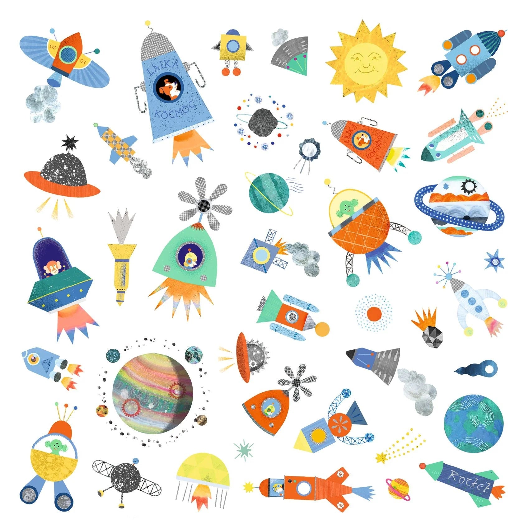 160 Stickers Interstellar