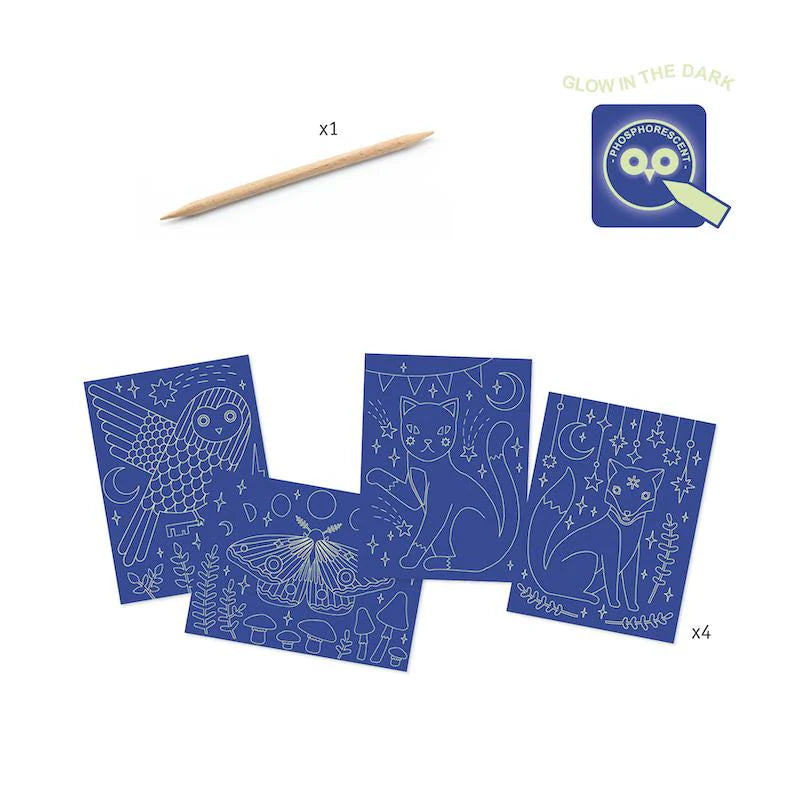Scratch Cards At Night