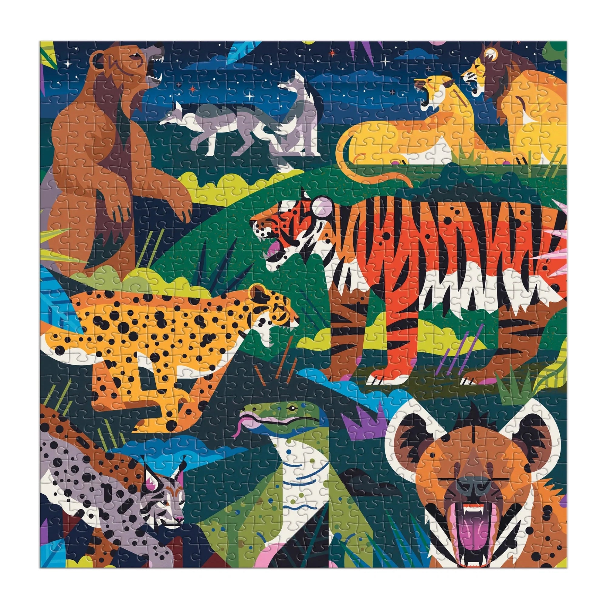 Predators Illuminated 500 Piece Glow in the Dark Puzzle