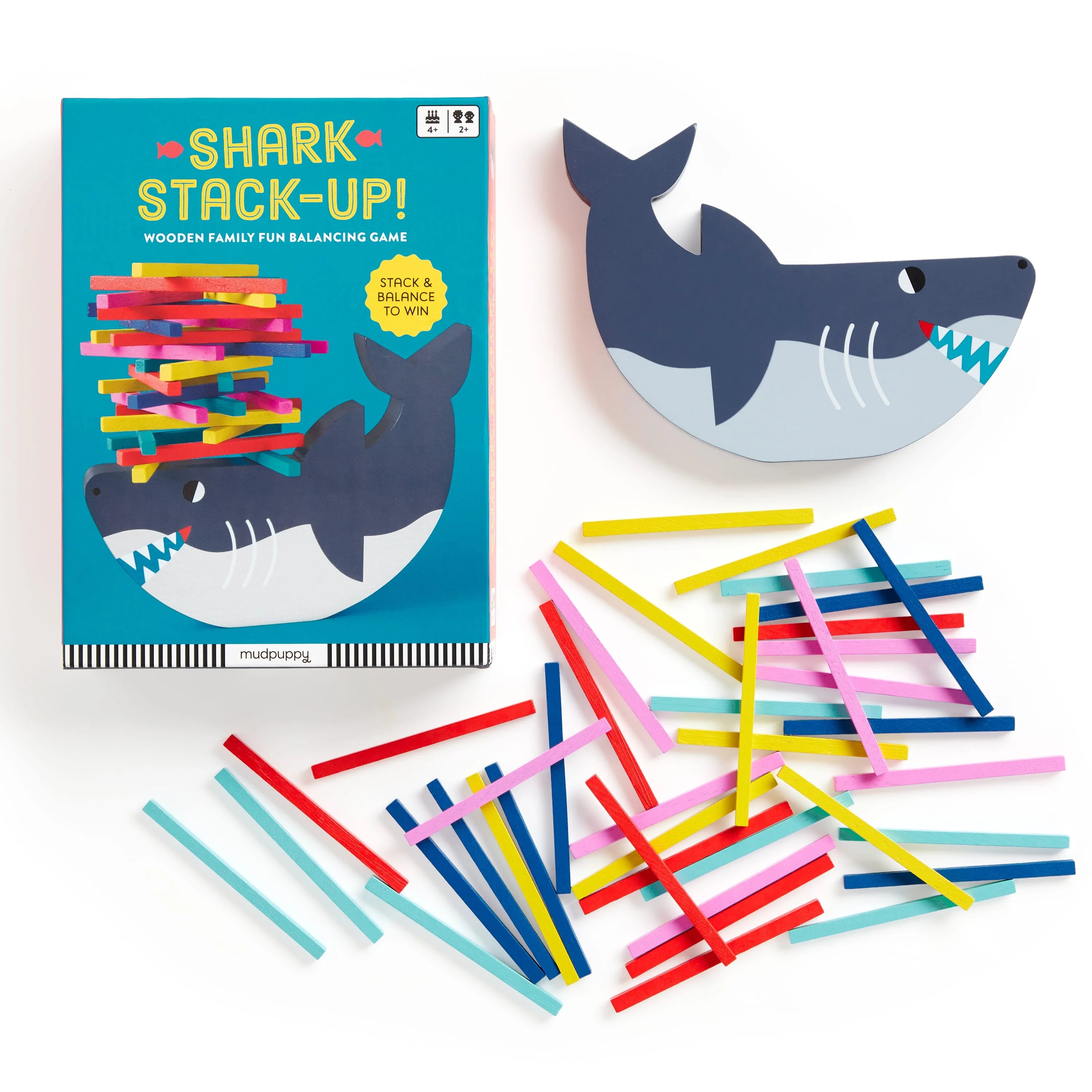 Shark Stack-up! A Wooden Balancing Game