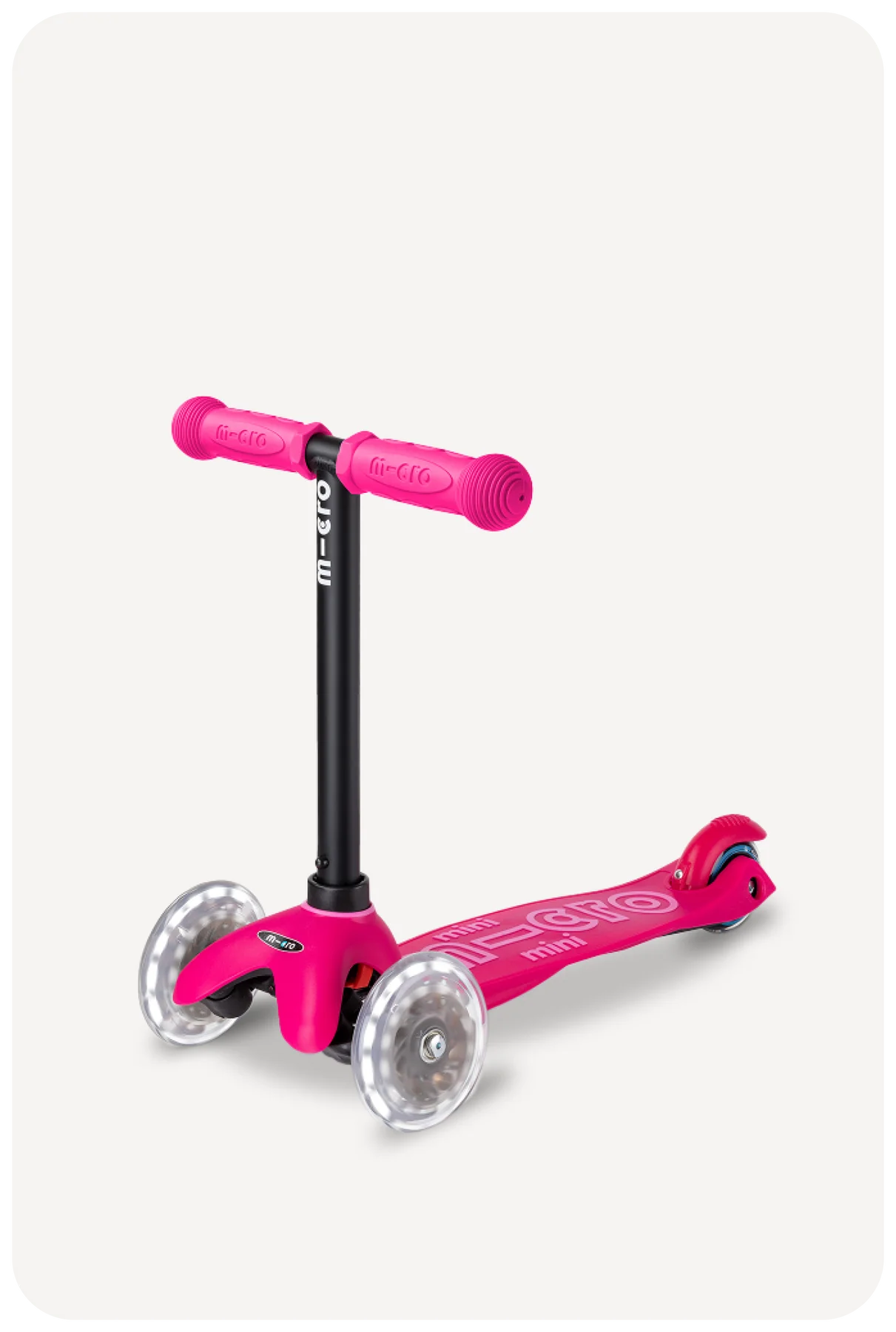 Micro Mini2Grow LED Scooter - Pink