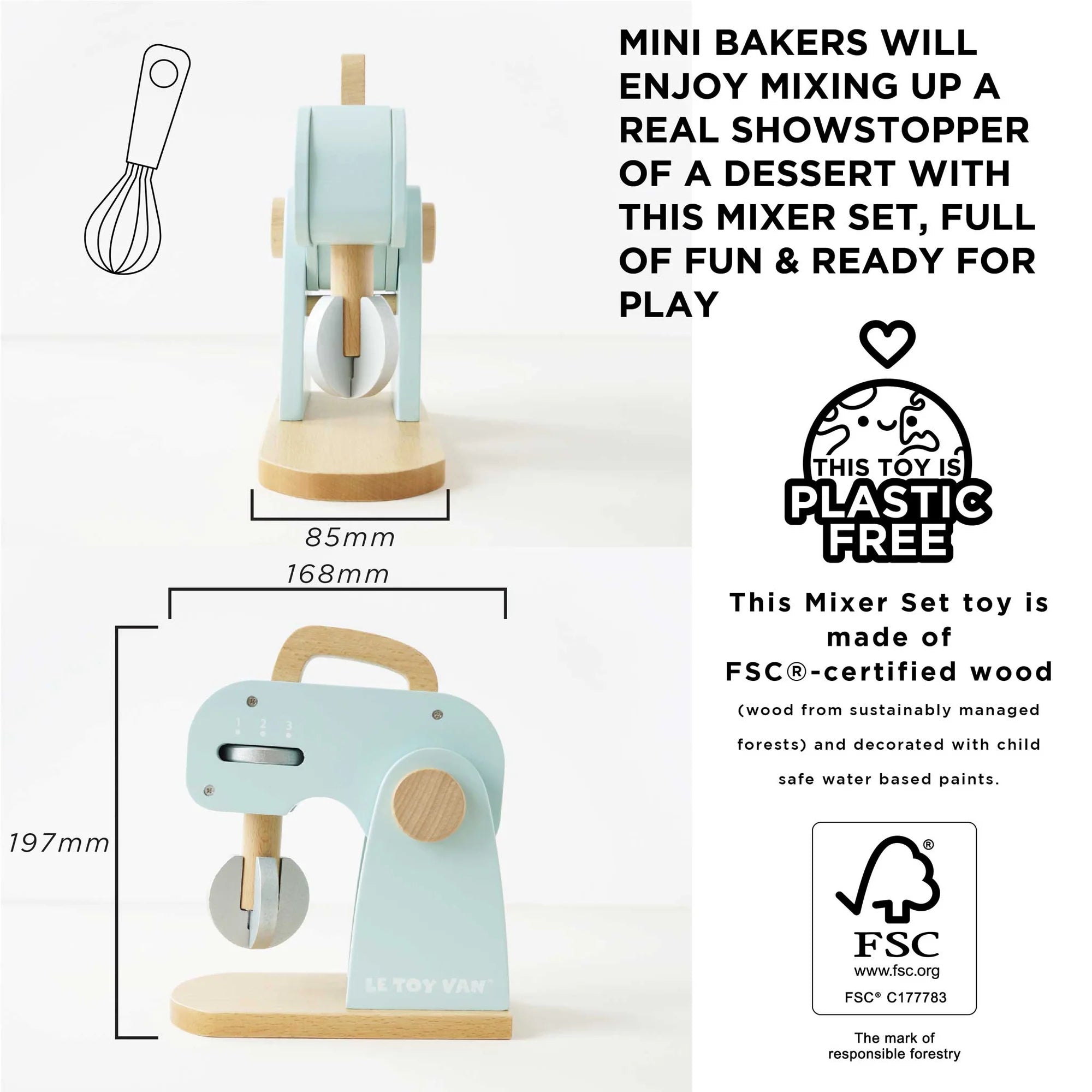 Bakers Mixer Set and Accs.