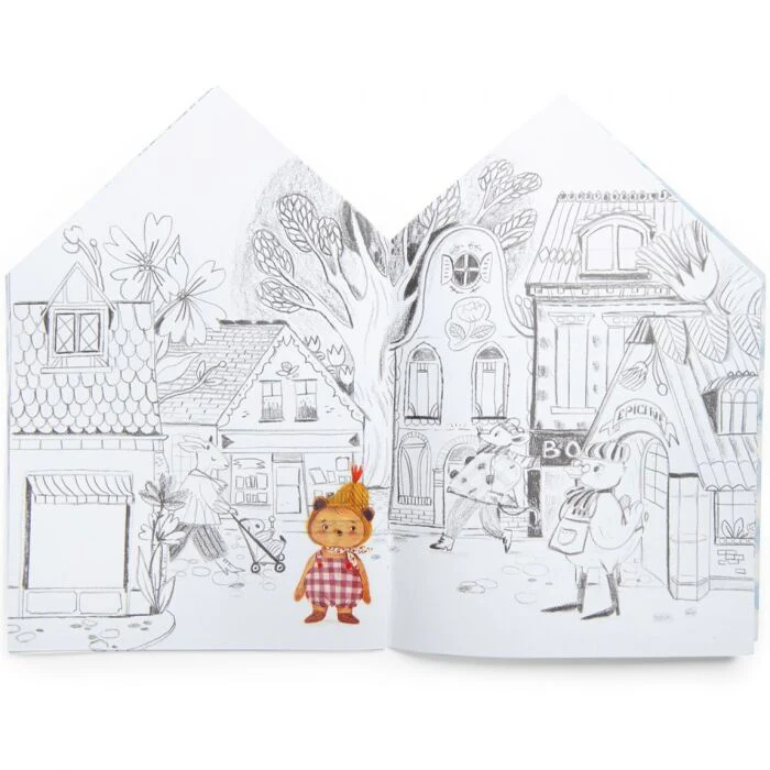 Coloring book with 150 stickers - The Minouchkas