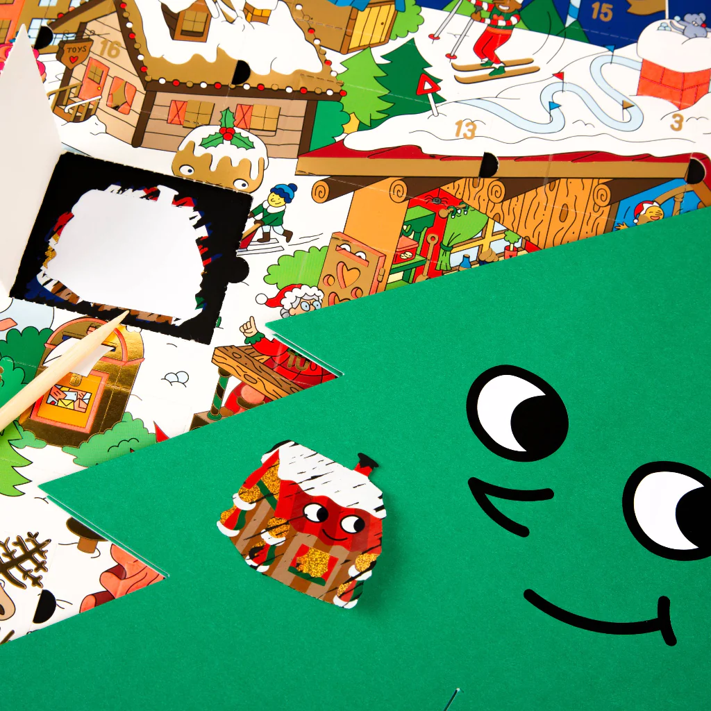 3D Christmas Tree Advent Calendar