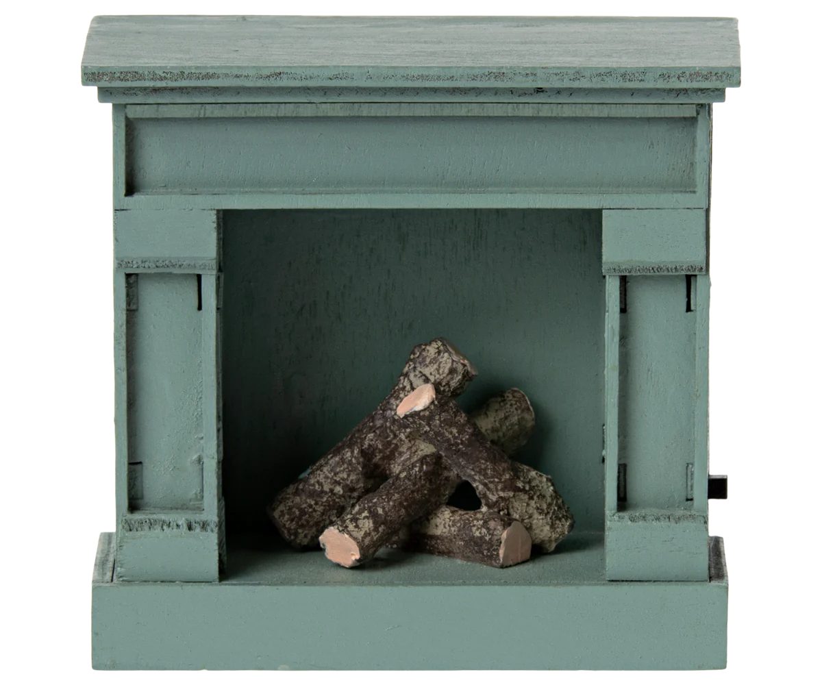 Fireplace Mouse - Blue