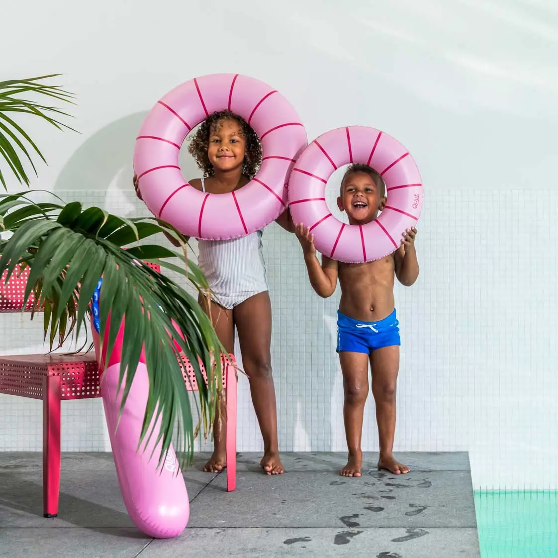 Swim Ring Med - Cherry