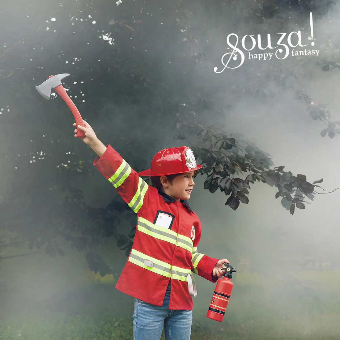 Fireman Suit Set With Accessories