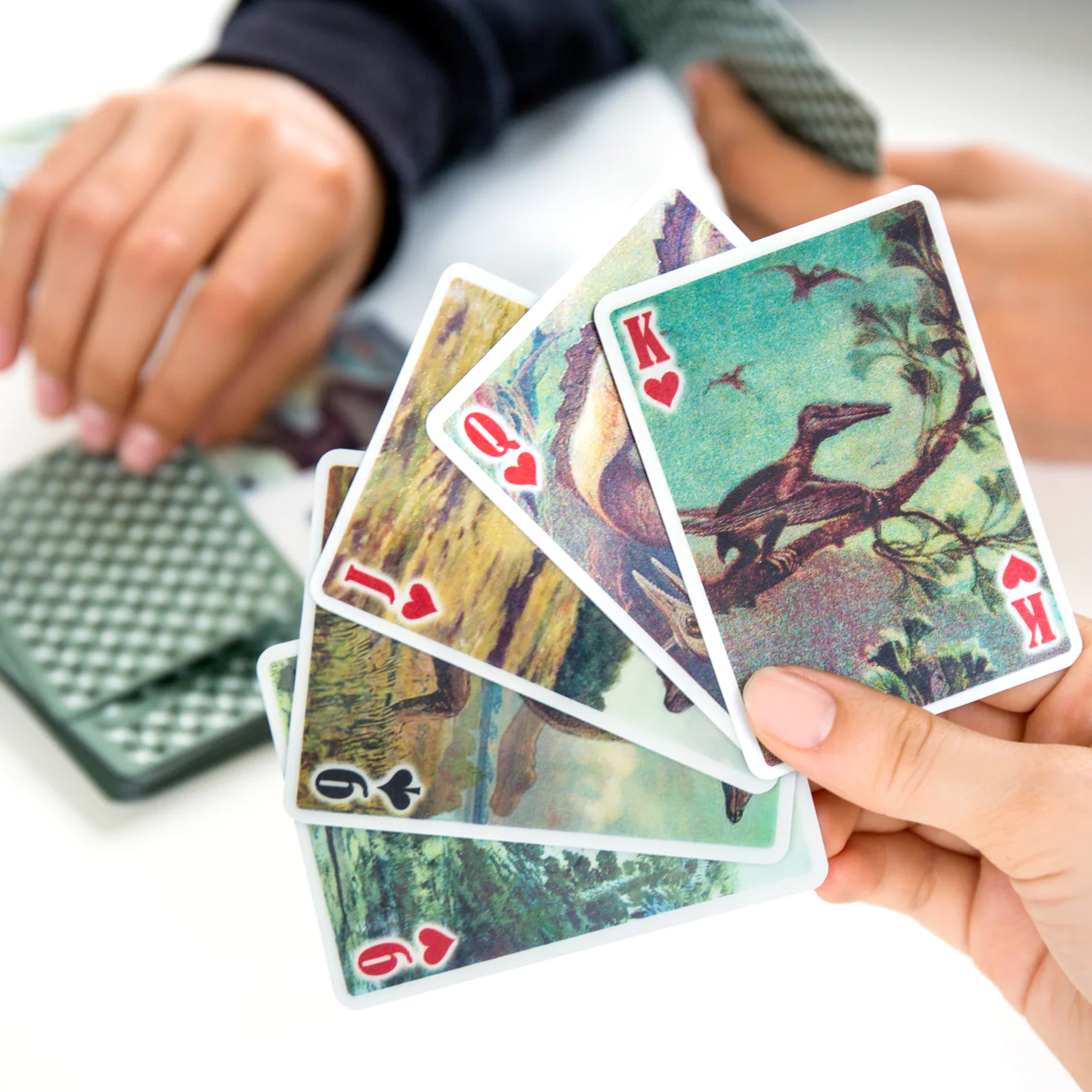3-D Dinosaur Playing Cards