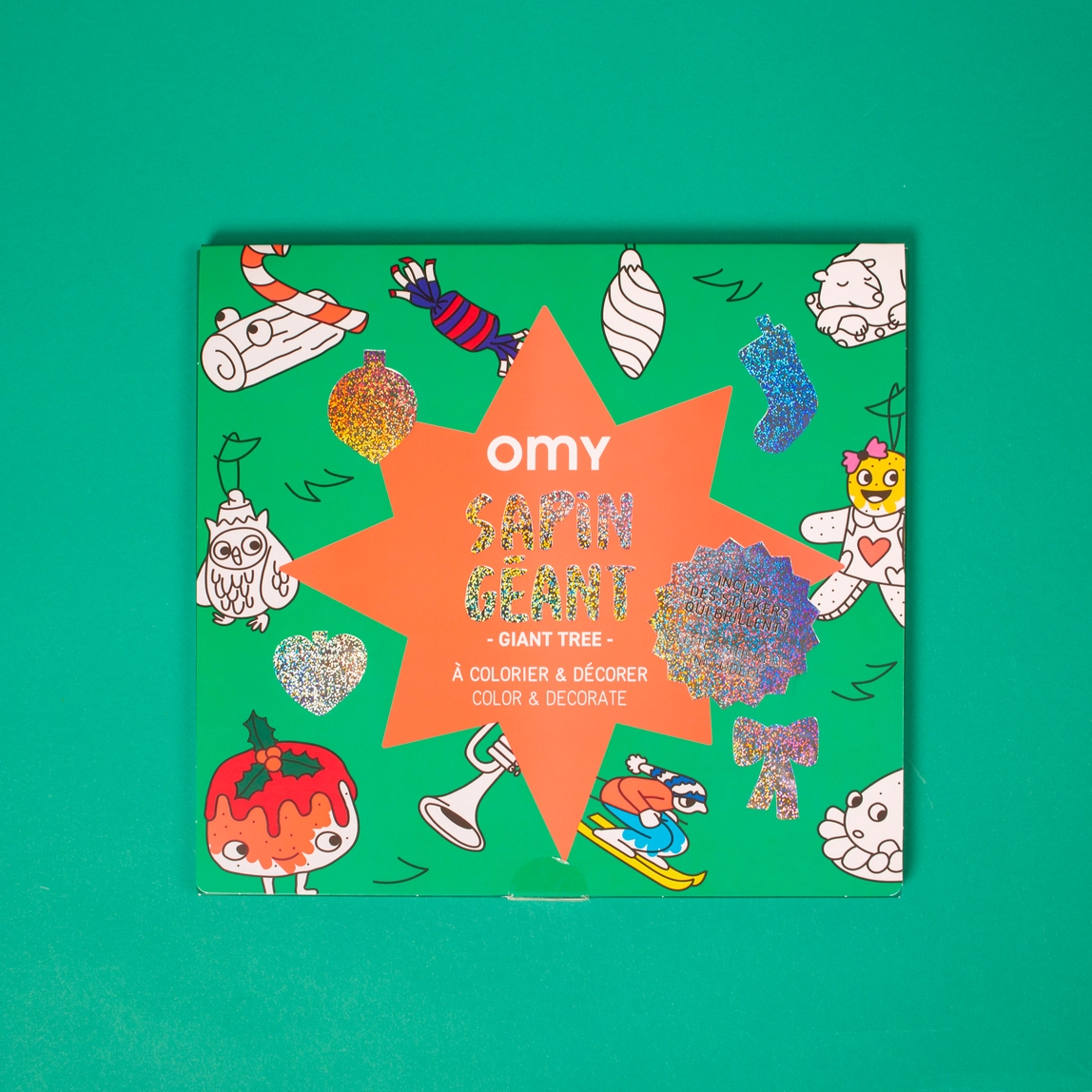 Giant Coloring Poster Christmas Tree