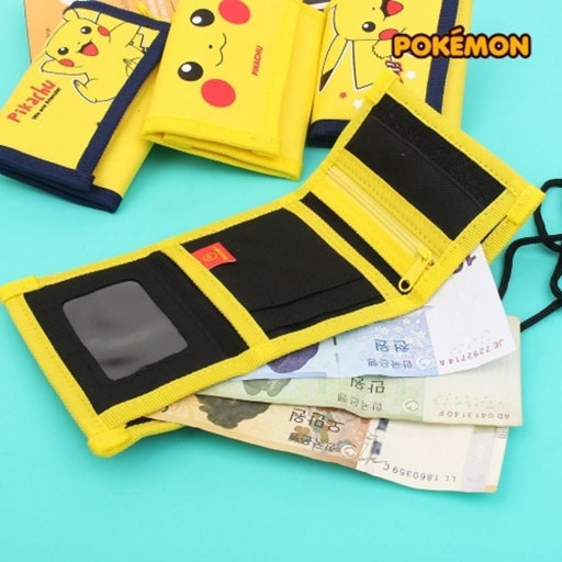 Pokemon Pikachu Velcro Neck Wallet