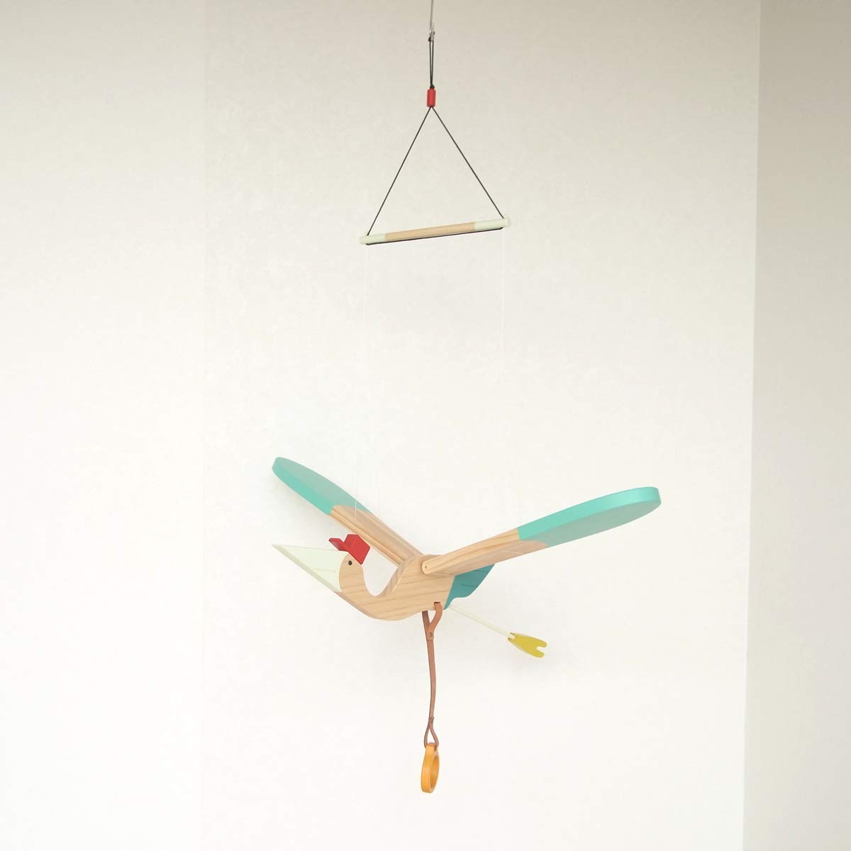Eguchi Bird Wooden Mobile