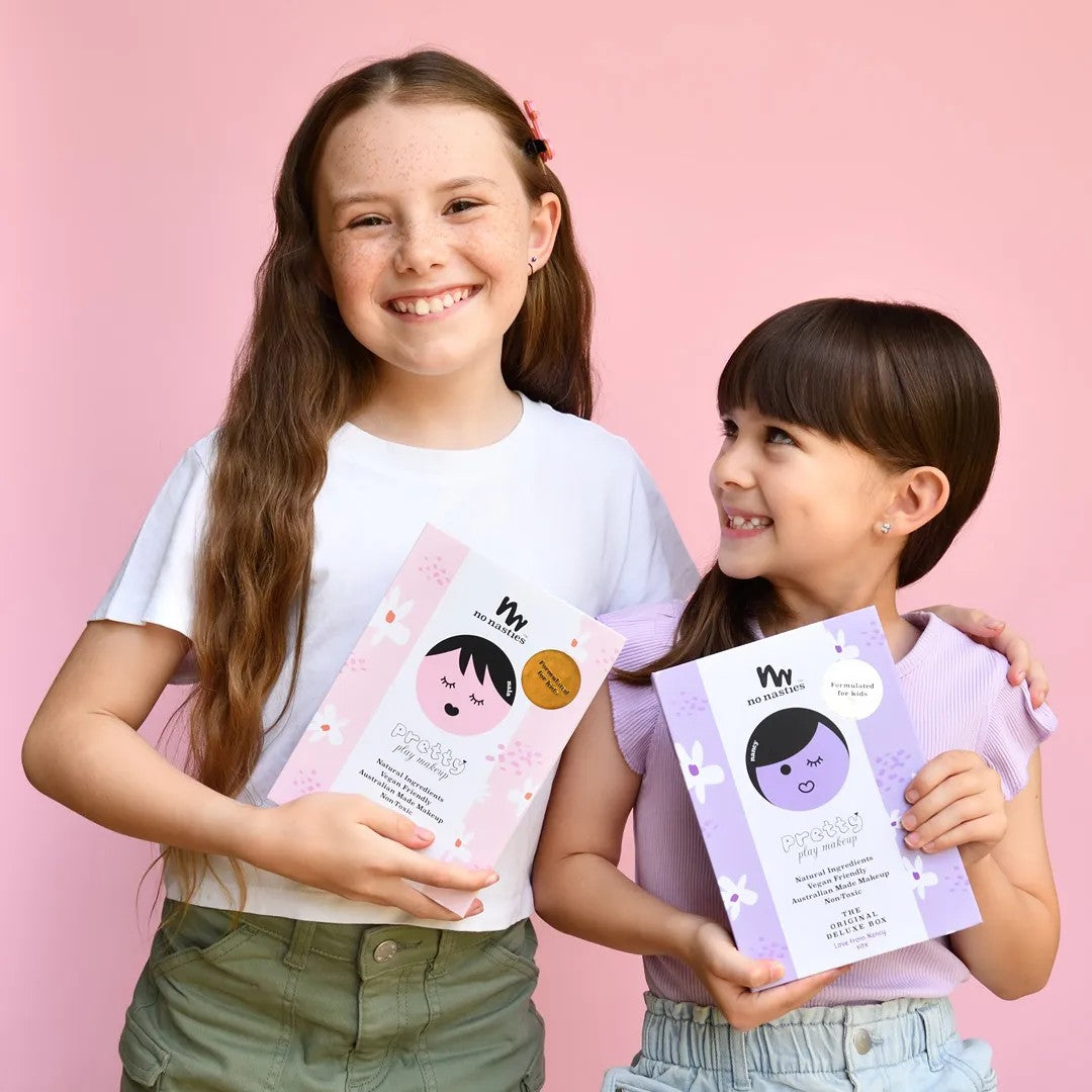 Nancy Kids Natural Pressed Powder Purple Makeup Palette Kit