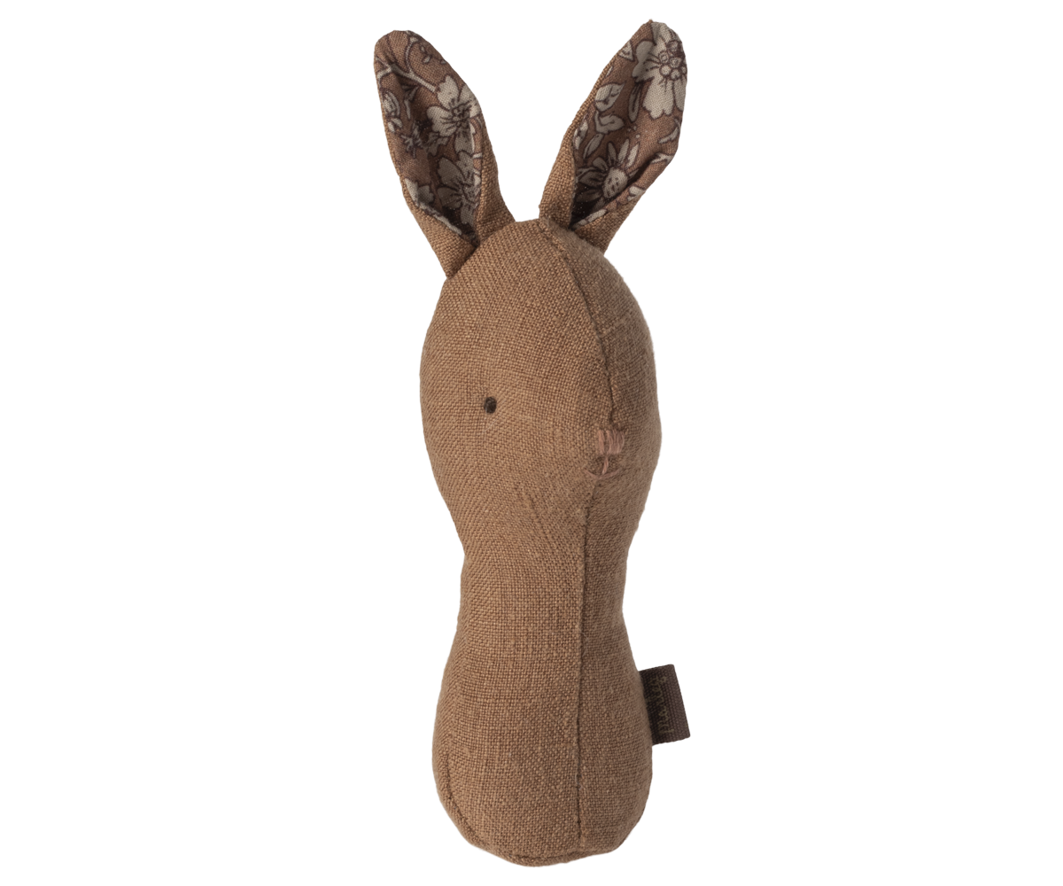 Lullaby Friends, Bunny Rattle - Chocolate