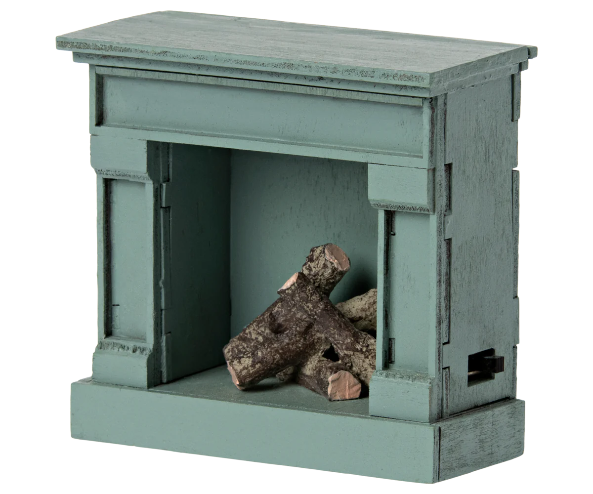 Fireplace Mouse - Blue