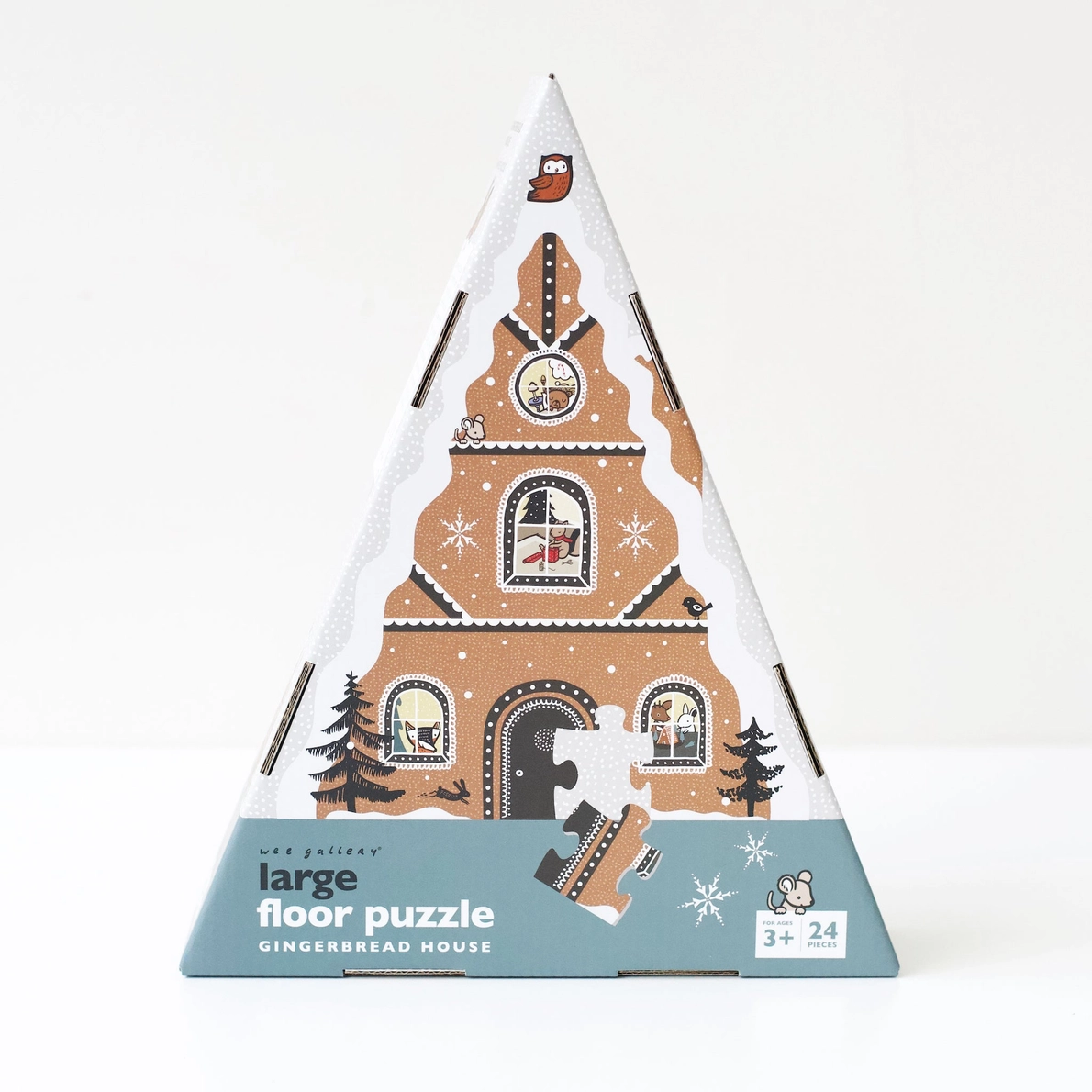 Gingerbread House Holiday/Christmas Floor Puzzle
