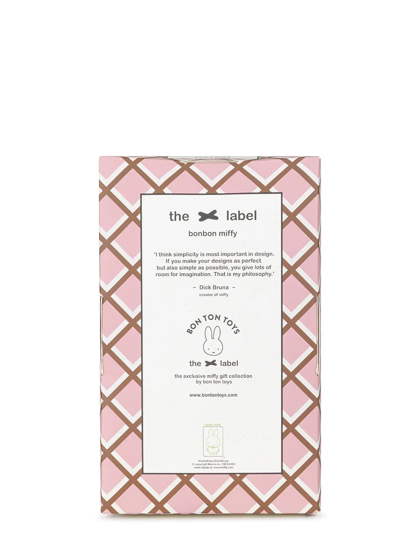 Plush MIFFY Bonbon Sitting in Giftbox Pink
