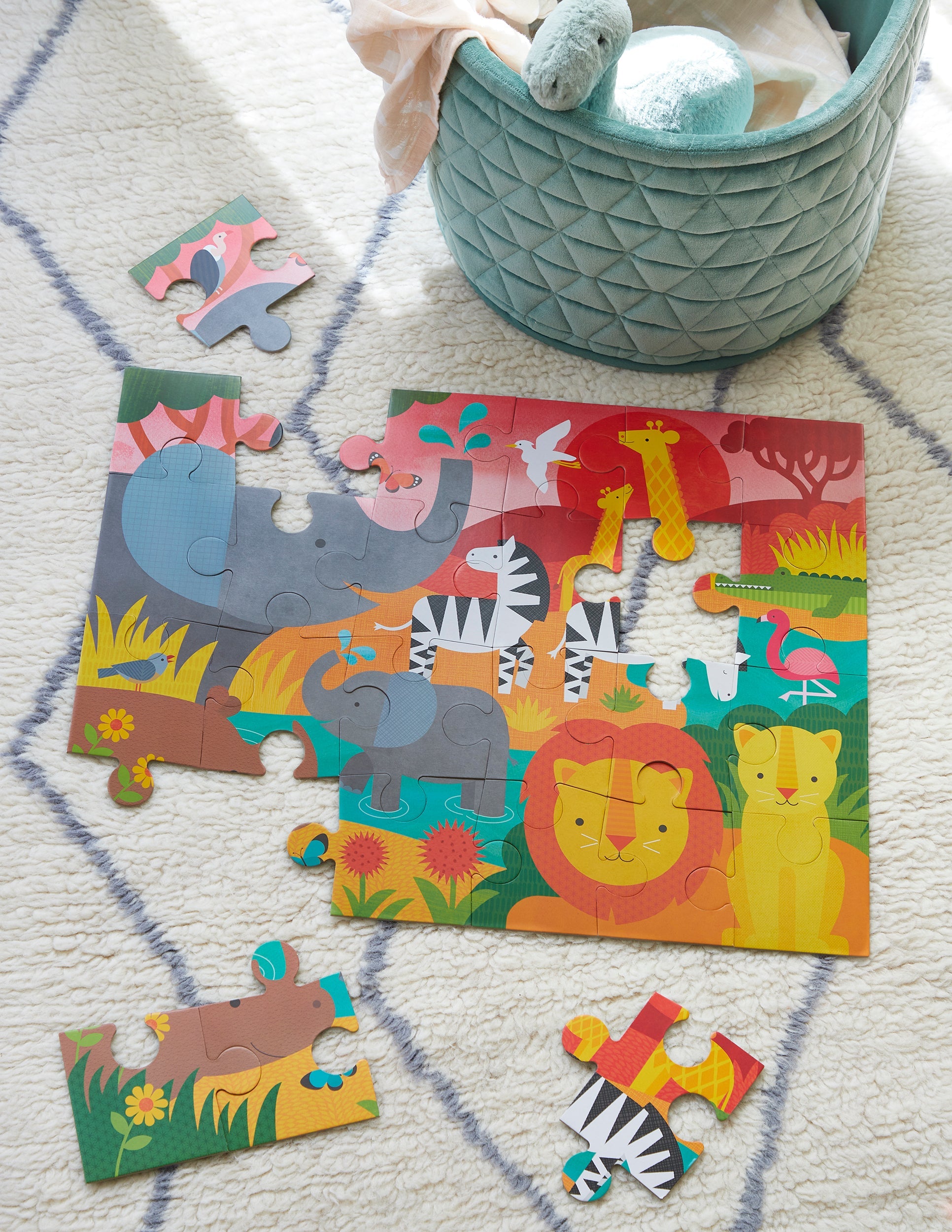 Safari Floor Puzzle - 24 pcs