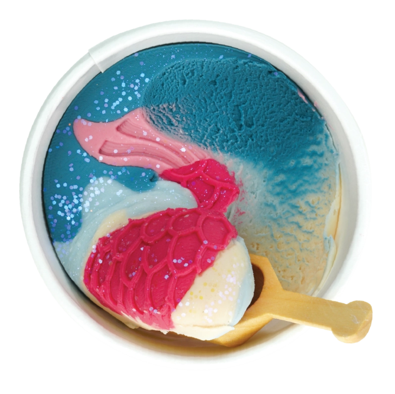 Dough Luxe Cup Mermaid Splash - Large