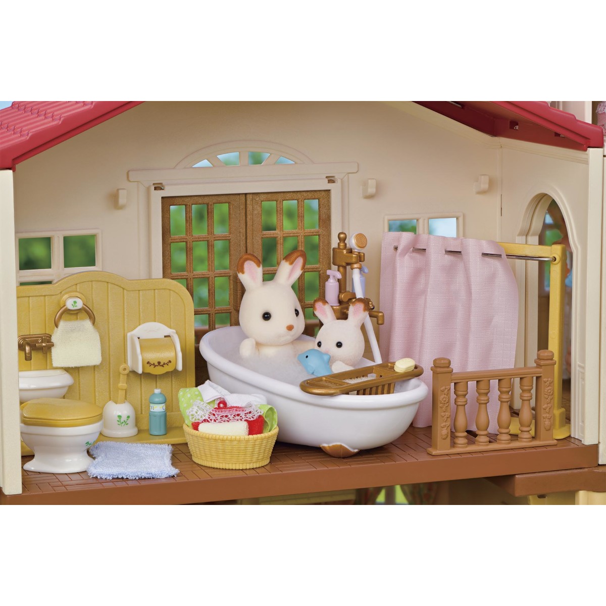 Red Roof Country Home Gift Set-Secret Attic Playroom-