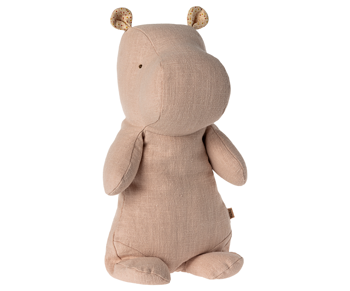 Safari Friends, Hippo, Medium - Light Rose