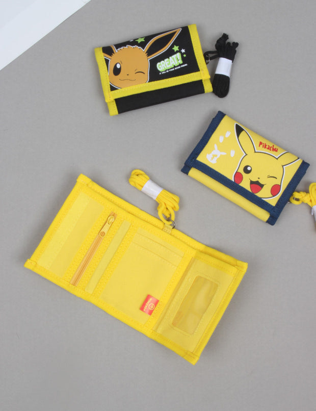 Pokemon Pikachu Velcro Neck Wallet