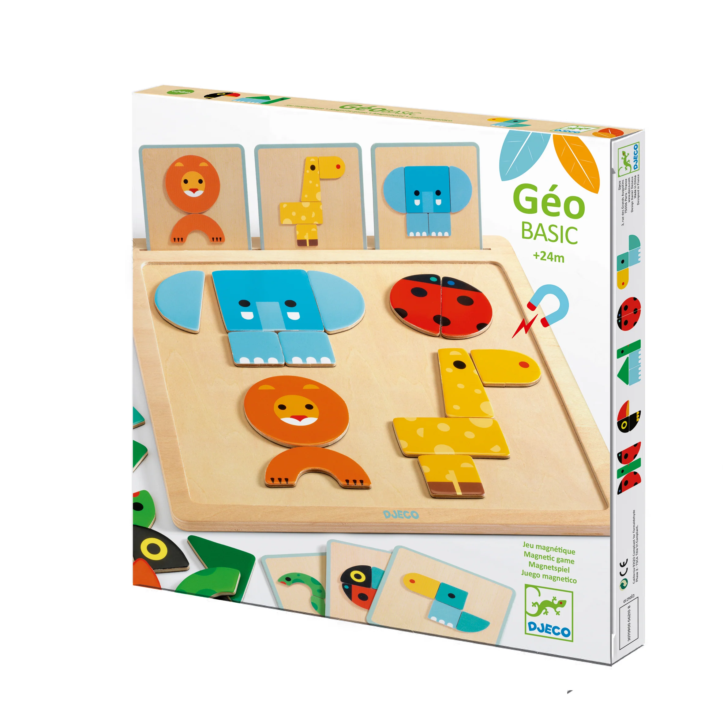 GeoBasic Wooden Puzzle