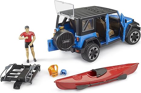 Wrangler Rubicon w Kayak and Figure