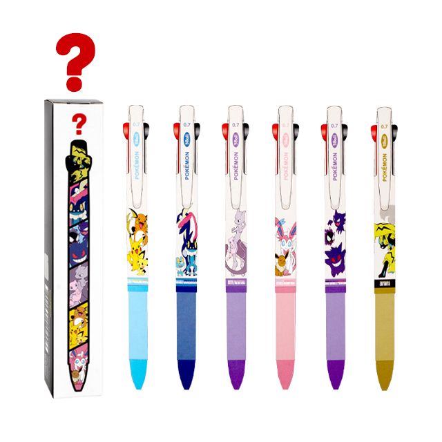 Pokemon 3 Color Ballpoint Pen Random