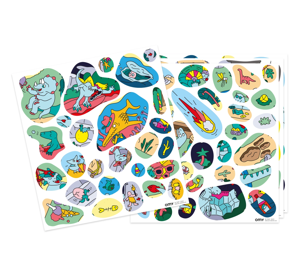 Dino Giant Sticker Poster