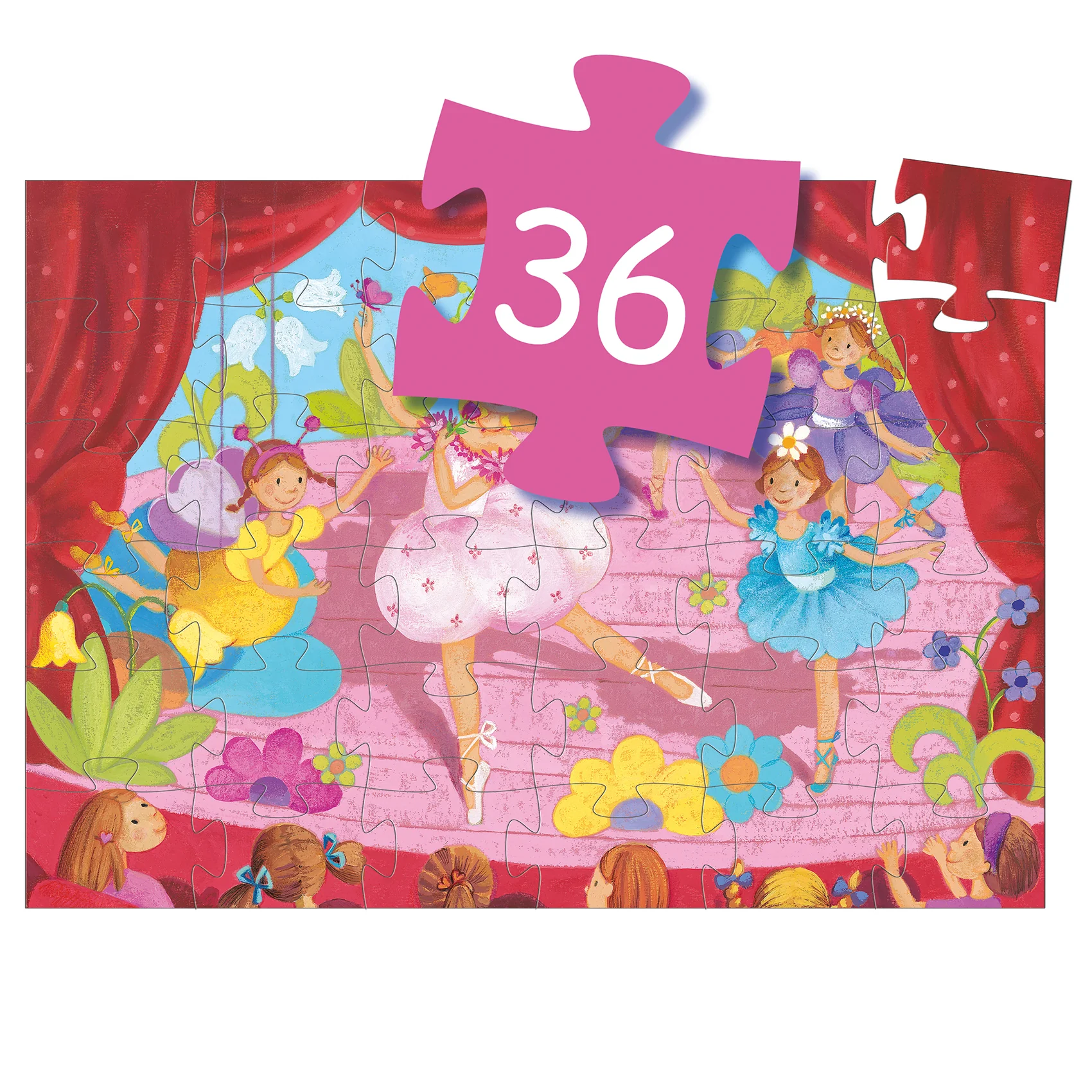Silhouette Puzzles 36 pcs Ballerina