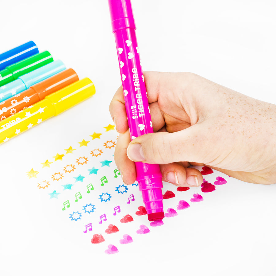 Dual-Tip Stamp Markers