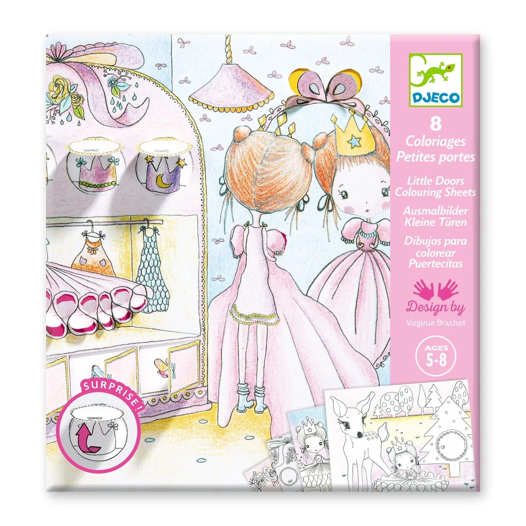 Pupi's Doors Coloring