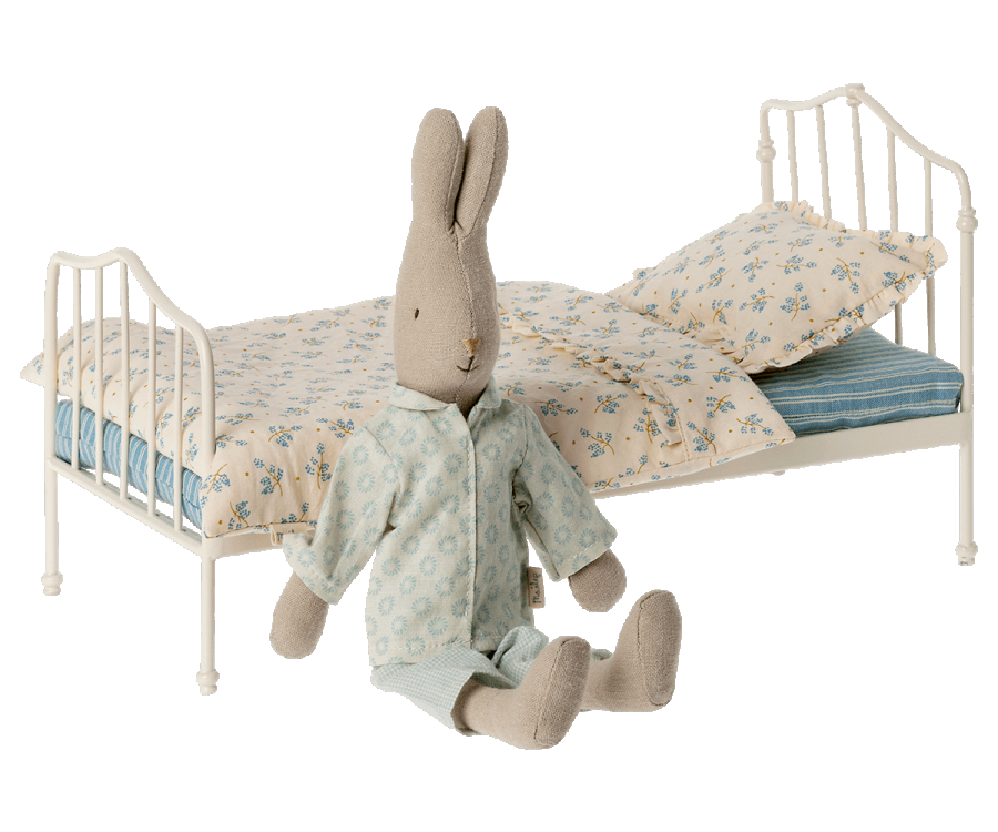 Miniature Bed, Mini - Blue