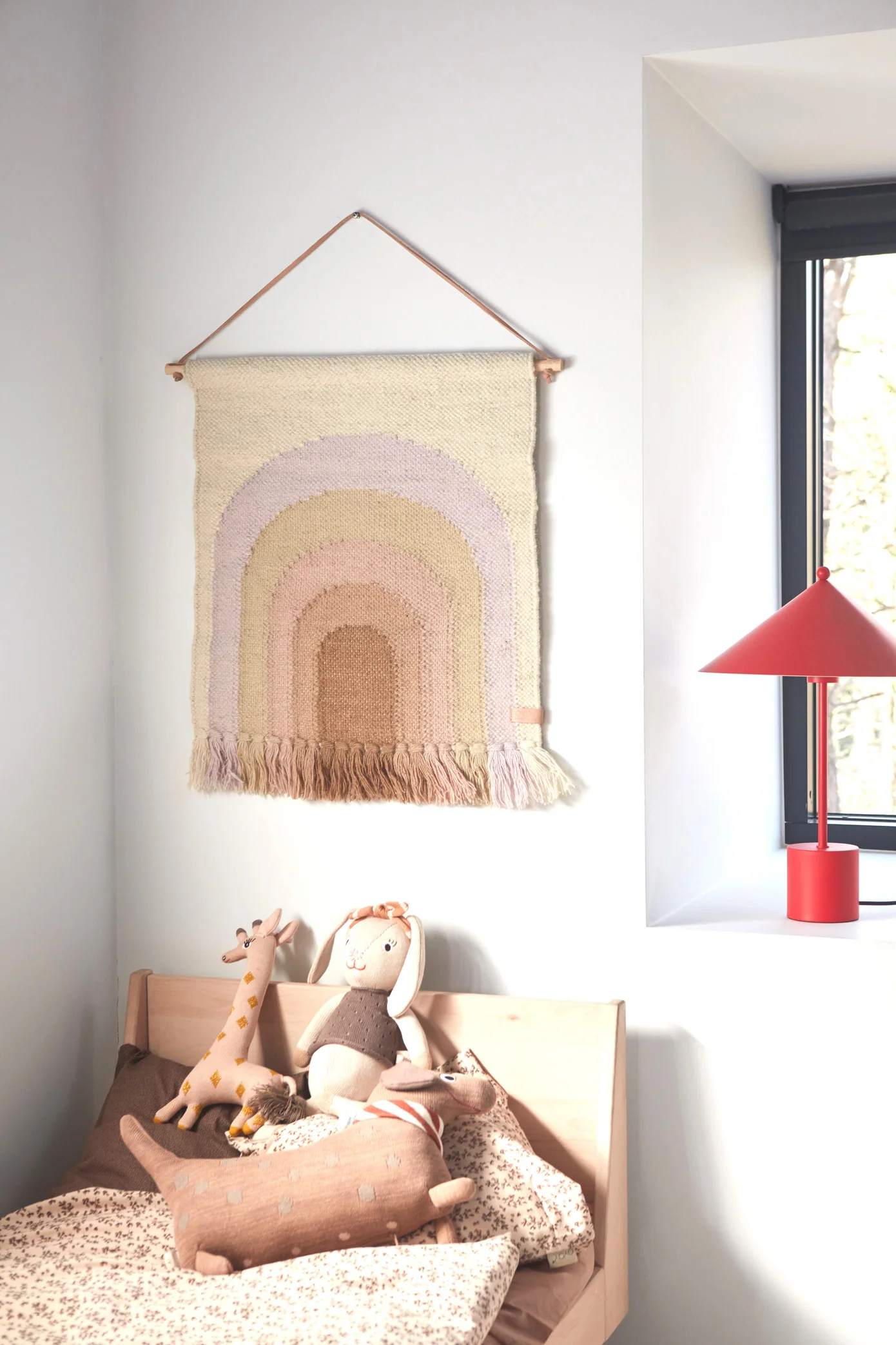 Follow The Rainbow Mini Wall Rug - Lavander