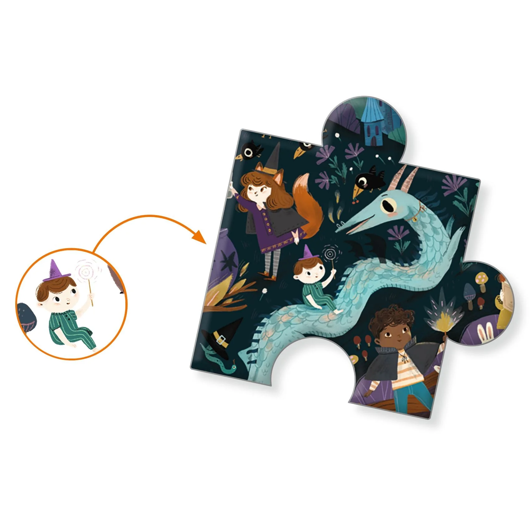 Observation Puzzle 54pcs Sorcerers' Apprent