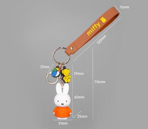 Miffy Charaters Figure Key Holder