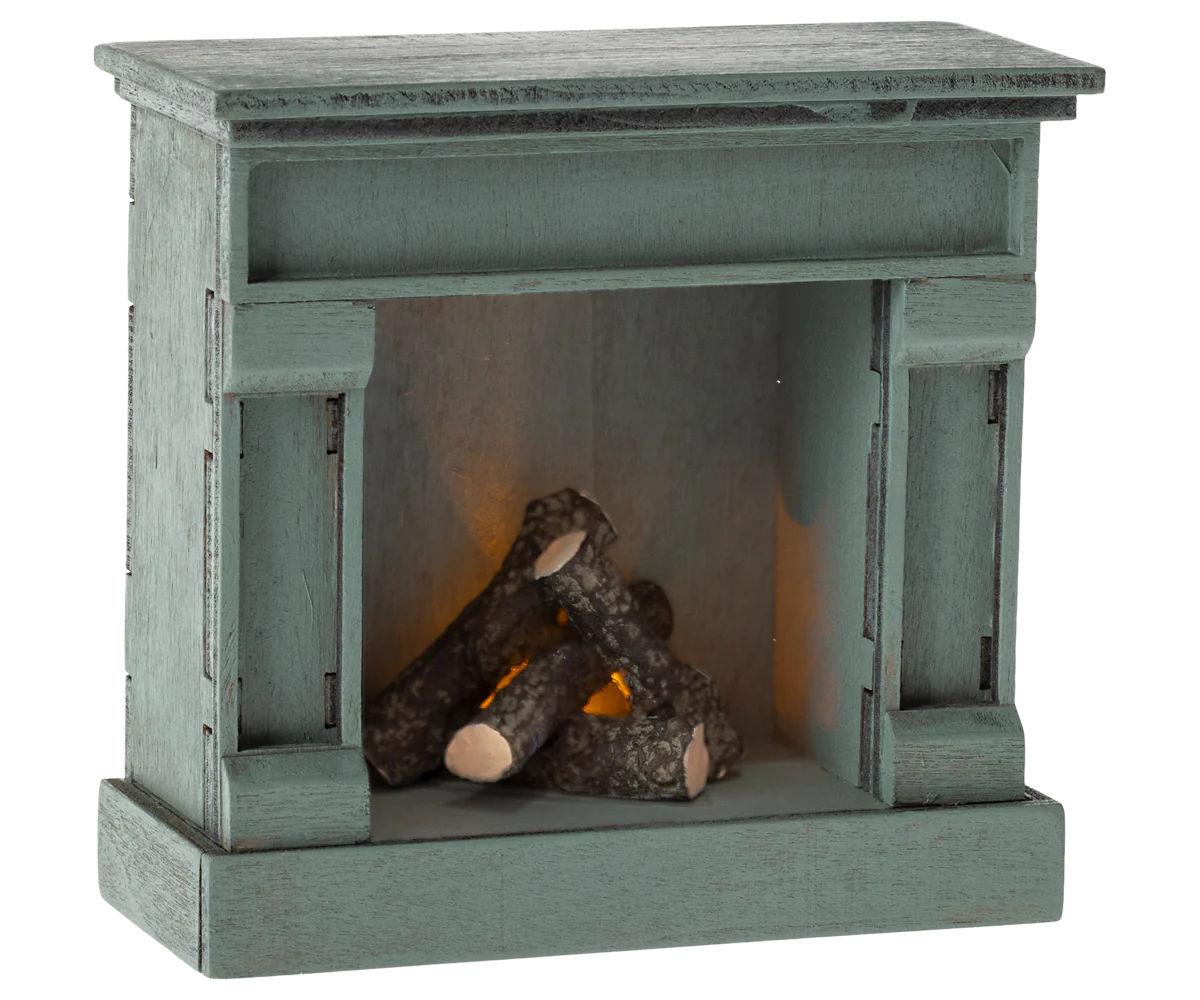Fireplace Mouse - Blue